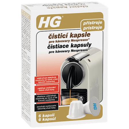 HG 678 - Čistiace kapsule pre kávovary Nespresso 6x3 g