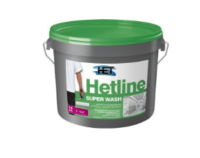 HETLINE SUPER WASH Vysoko umývateľná farba 5 kg biela polomatná