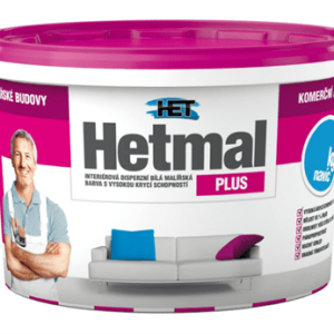 HETMAL PLUS - Vysoko krycia interiérová farba 4 kg biela matná