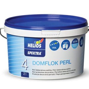 HELIOS SPEKTRA Domflok - vrchný náter so striebristým efektom 2 l perleťový strieborný