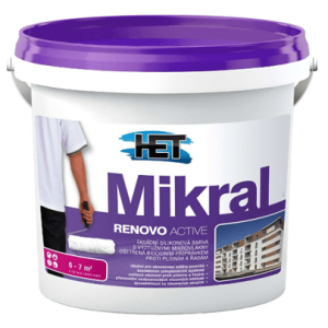 MIKRAL RENOVO ACTIVE - Fasádna farba proti plesniam a riasam biela 5 kg