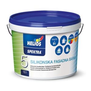 HELIOS SPEKTRA Silikónová fasádna farba 10 l báza - biela