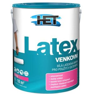 HET Latex vonkajší 5 kg biela matná