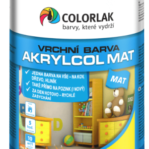 COLORLAK AKRYLCOL MAT V2045 - Matná vodou riediteľná vrchná farba C4450 - modrá ľadová AQ 0