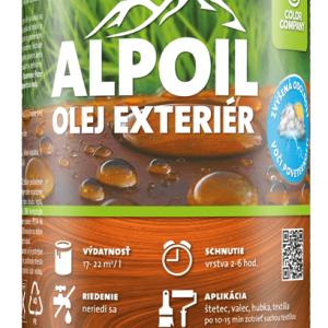 COLOR COMPANY ALPOIL - Exteriérový olej bezfarebný 5 l