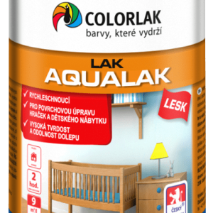 COLORLAK AQUALAK V1419 - Vodou riediteľný lak na drevo v interiéri lesklý 2