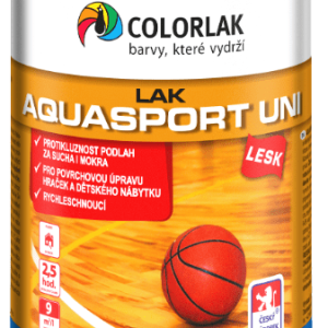 COLORLAK AQUASPORT UNI V1422 - Akrylátový lak na drevo lesklý 2