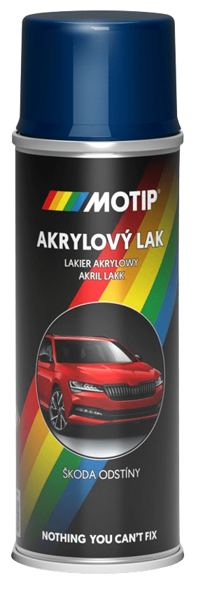 AUTOSPREJ ŠKODA - Metalíza na auto v spreji AC9470 - modrá lagúnová 0