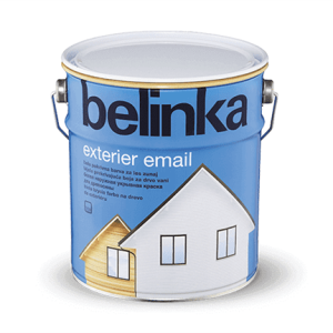 BELINKA Exterier Email - krycia farba na drevo biela 2