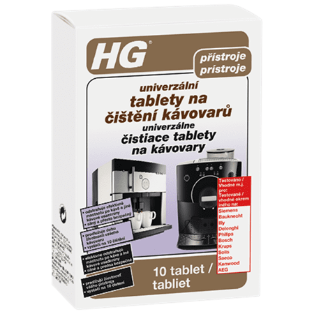 HG 637 - Univerzálne tablety na čistenie kávovarov 10 tabliet