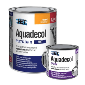 AQUADECOL EPOXY CLEAR M - Epoxidový lak na podlahy a steny 0