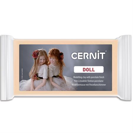 CERNIT DOLL - Modelovacia hmota s porcelánovým vzhľadom 500 g 950500042 - biscuit