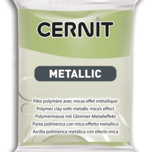 CERNIT METALLIC - Modelovacia hmota s metalickým efektom 870056051 - zlatá zelená 56 g