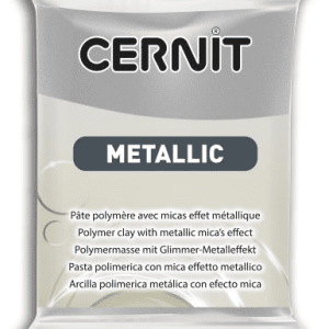 CERNIT METALLIC - Modelovacia hmota s metalickým efektom 870056080 - striebro 56 g