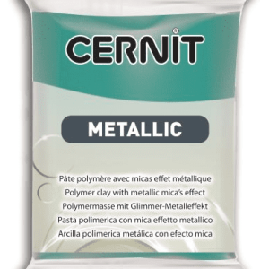 CERNIT METALLIC - Modelovacia hmota s metalickým efektom 870056676 - tyrkys 56 g