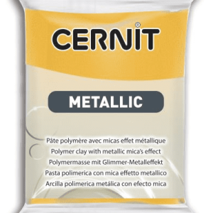 CERNIT METALLIC - Modelovacia hmota s metalickým efektom 870056700 - žltá 56 g