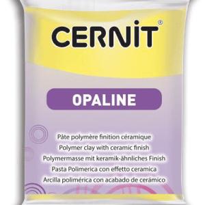 CERNIT OPALINE - Modelovacia hmota so vzhľadom porcelánu 880056717 - žltá 56 g