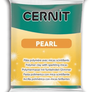 CERNIT PEARL - Modelovacia hmota s perleťovým efektom CE0860056600 - zelená 56 g