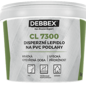 DEN BRAVEN CL 7300 - Disperzné lepidlo na PVC podlahy biela 5 kg