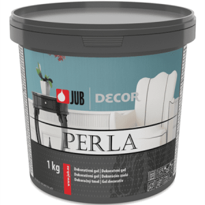 JUB DECOR Perla - dekoratívny gél 1 kg biely