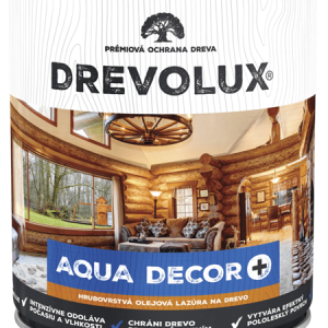 DREVOLUX AQUA DECOR + Hrubovrstvá olejová lazúra 0000 - bezfarebný 0