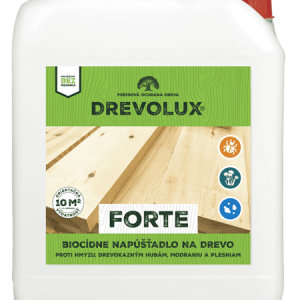 DREVOLUX FORTE - Biocídne napúšťadlo na drevo bezfarebný 1 L