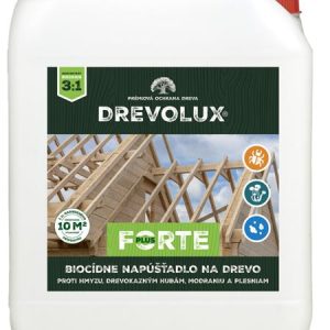 DREVOLUX FORTE PLUS - Ochranné napúšťadlo na drevo (koncentrát) bezfarebný 1 L