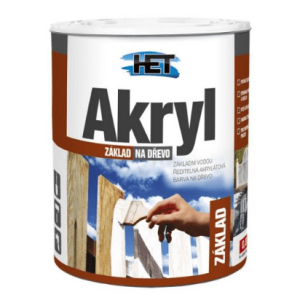 HET AKRYL - Základ na drevo biely 3 kg