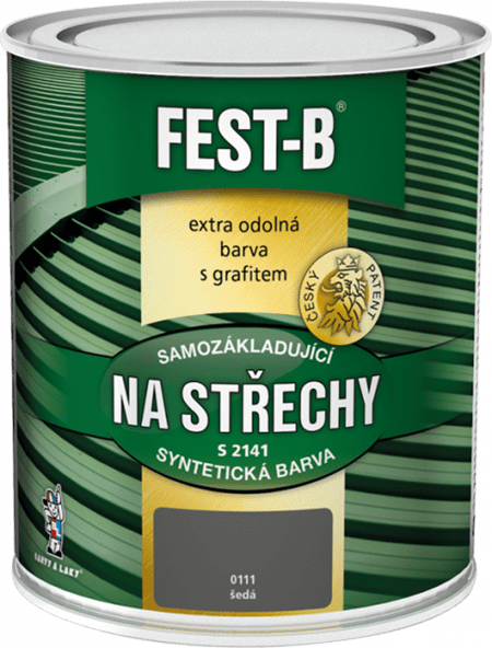 FEST-B 2v1 S2141 - Farba na strechy 0155 - antracitová 5 kg