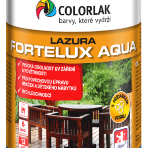 COLORLAK FORTELUX AQUA V1407 - Vodou riediteľná hrubovrstvá lazúra AQUA - bezfarebná 2