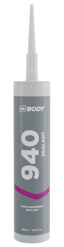 HB BODY 940 - Tesniaca hmota na predné okno čierna 300 ml