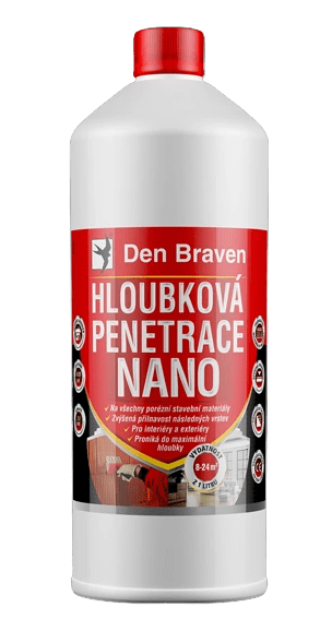 DEN BRAVEN - Hĺbková penetrácia NANO 3 l transparentná