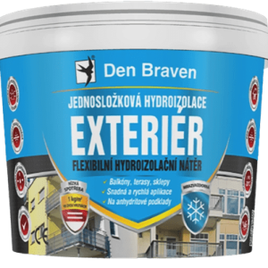 DEN BRAVEN - Jednozložková hydroizolácia EXTERIÉR 5 kg modrá