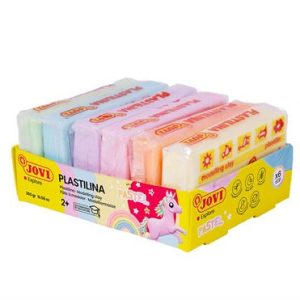 JOVI - Plastelína v pastelových farbách 6x50 g