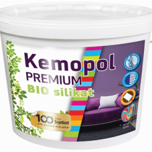 KEMOPOL PREMIUM BIO SILIKÁT - Umývateľná silikátová interiérová farba biela 15 l