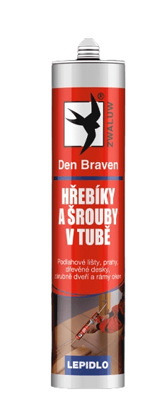 DEN BRAVEN - Klince a skrutky v tube 310 ml béžová