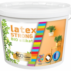 LATEX STRONG BIOSILIKÁT - Umývateľná interiérová farba biela 15 l