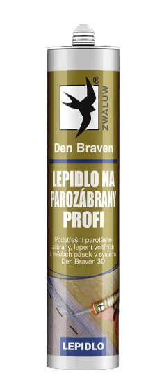 DEN BRAVEN - Lepidlo na parozábrany PROFI zelená 310 ml