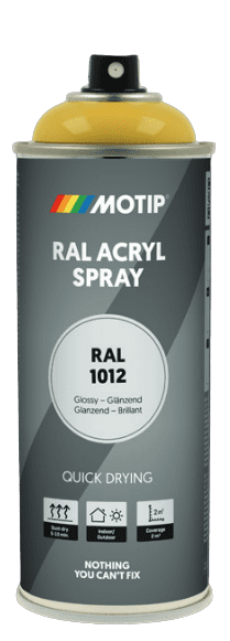 MOTIP INDUSTRIAL - Akrylová farba v spreji 400 ml ral 8001 - okrová hnedá