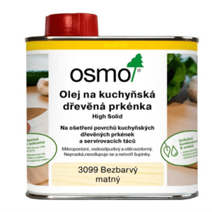 OSMO - Olej na kuchynské krájacie dosky 3099 - bezfarebný matný 0