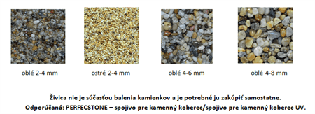 DEN BRAVEN PERFECTSTONE - Riečne kamienky 25 kg oblý 2-4mm