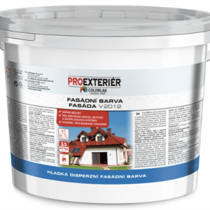 COLORLAK PROEXTERIÉR FASÁDA V2012 - Hladká fasádna farba biela 7 kg