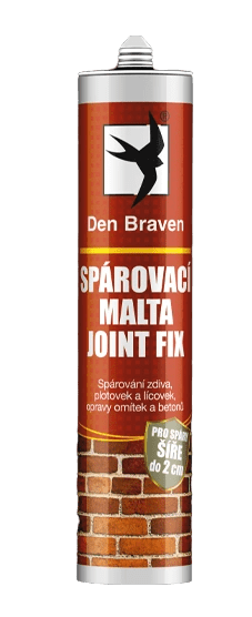 DEN BRAVEN - Škárovacia malta JOINT FIX šedá 310 ml