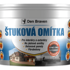 DEN BRAVEN - Štuková omietka biela 8 kg