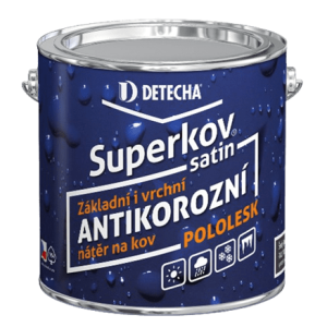 DETECHA Superkov satin - vysokoodolný antikorózny syntetický náter RAL 7032 - štrková šedá 0