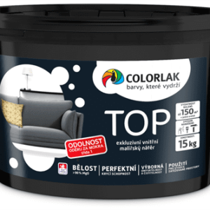 COLORLAK TOP V2519 - Exkluzívna interiérová farba biela 4 kg