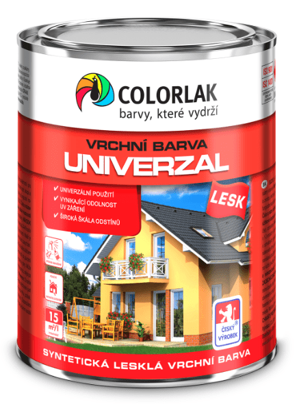 COLORLAK UNIVERZÁL S2013 - Syntetická vrchná farba C1999 - čierna matná 0