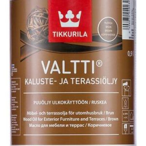 TIKKURILA VALTTI TERRACE & FURNITURE OIL - Olej na drevený nábytok a terasy hnedá 2